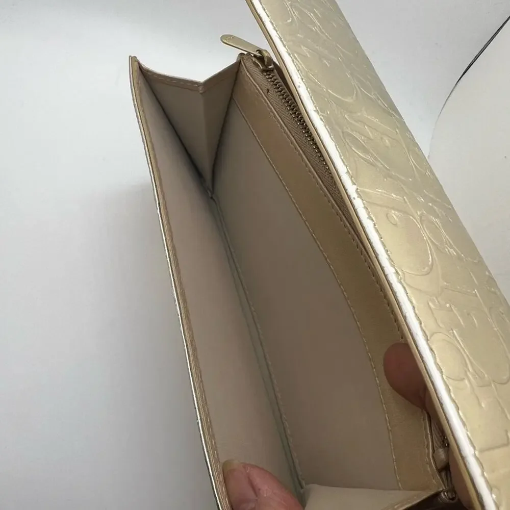 GUC Dior Gold Long Wallet - Picture 8 of 9
